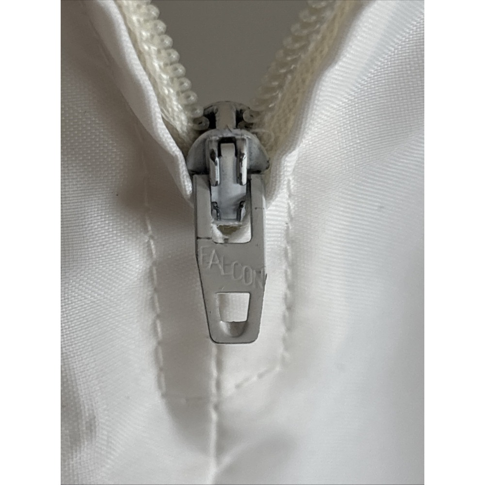 Vintage Crinoline Full Maxi Slip S/XS Petticoat White Bridal Layered Zipper - Picture 6 of 16